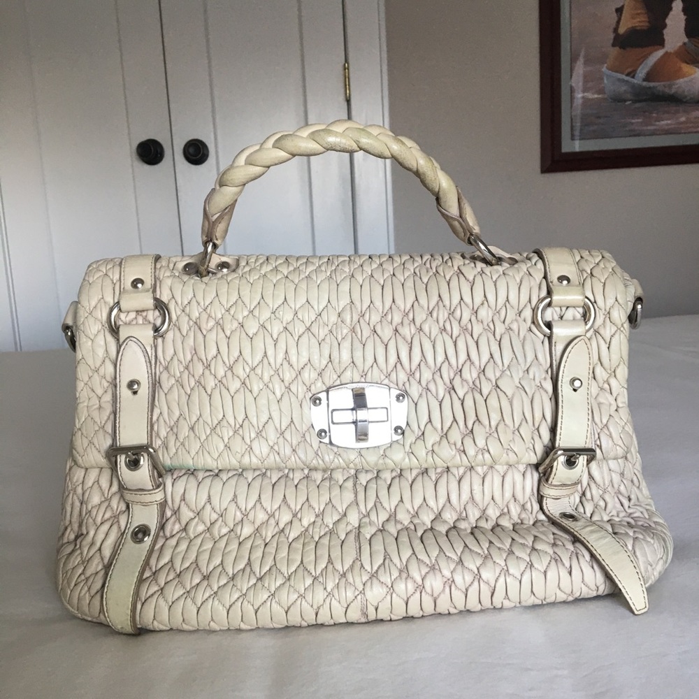 Miu Miu Briefcase Bag - pale pink